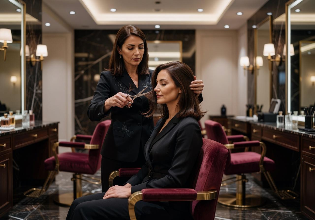 Coupe cheveux longs